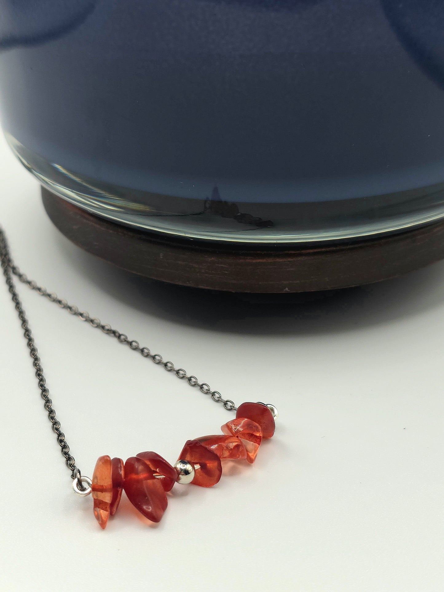 Gemstone Bar Necklace