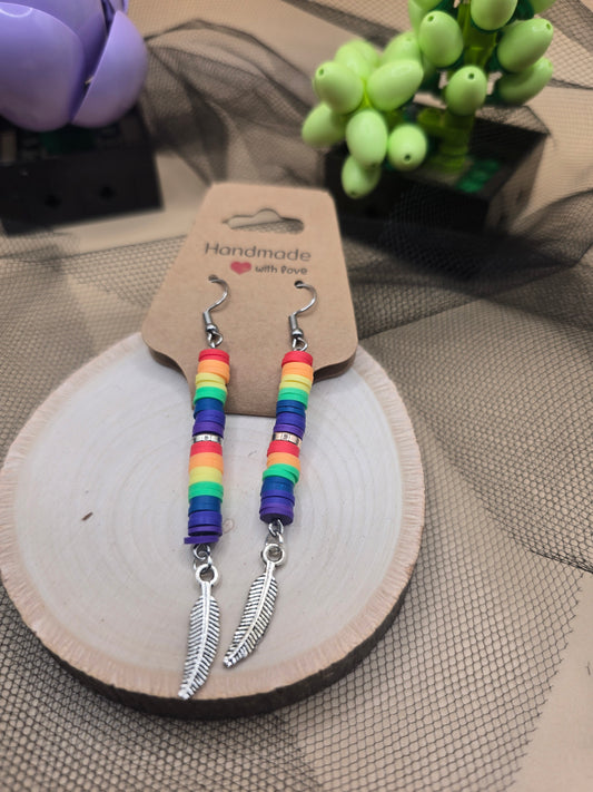 Polymer clay earrings