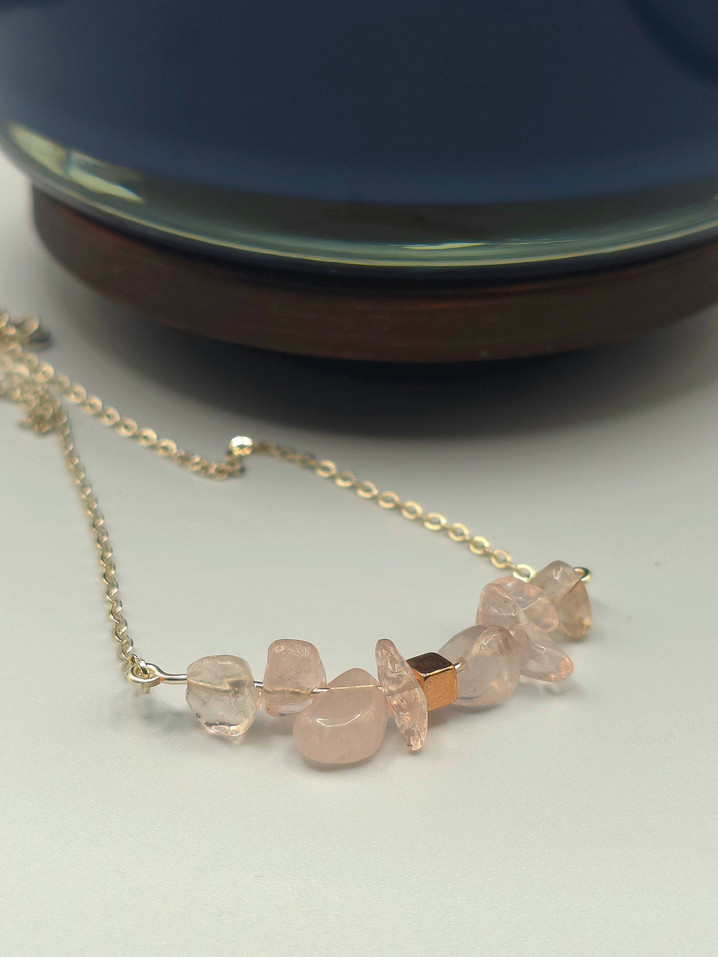 Gemstone Bar Necklace