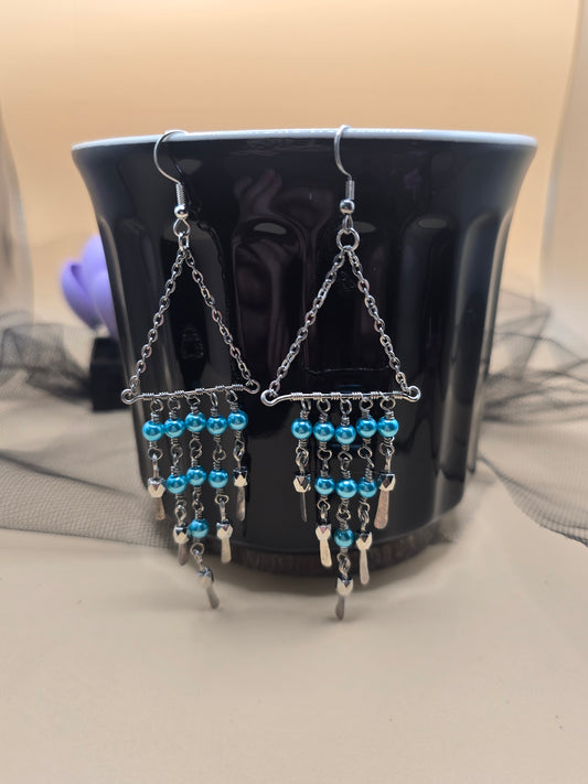 Trapeze chandelier Earrings