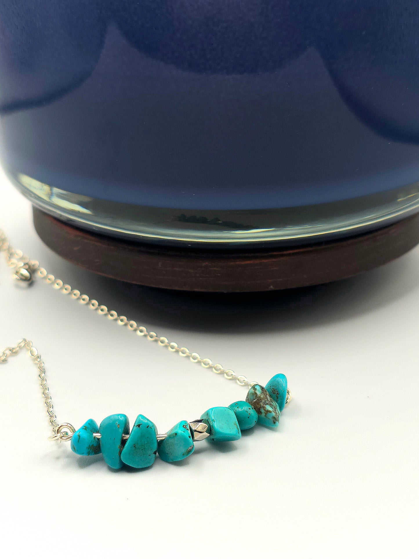 Gemstone Bar Necklace