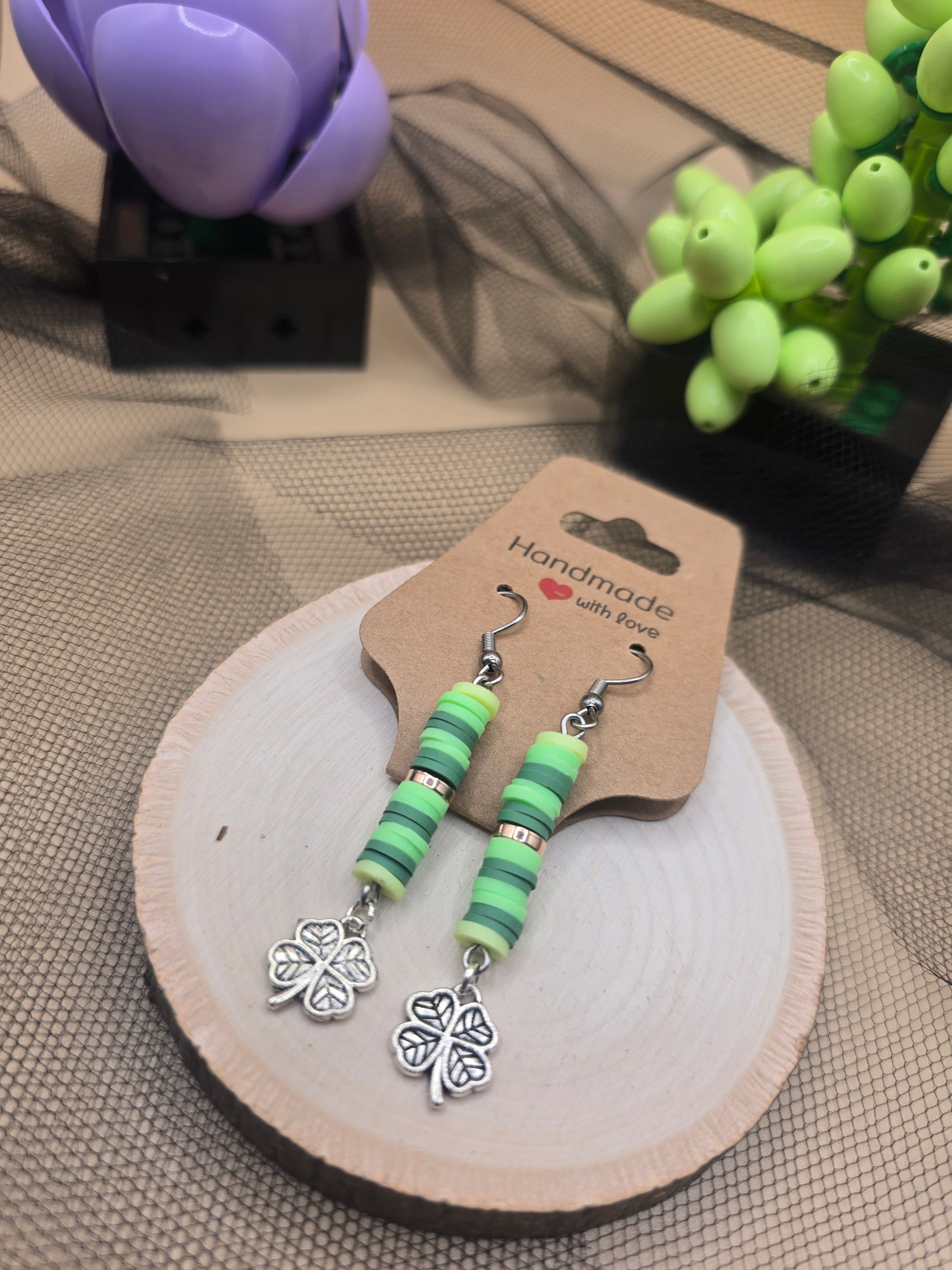 Polymer clay earrings