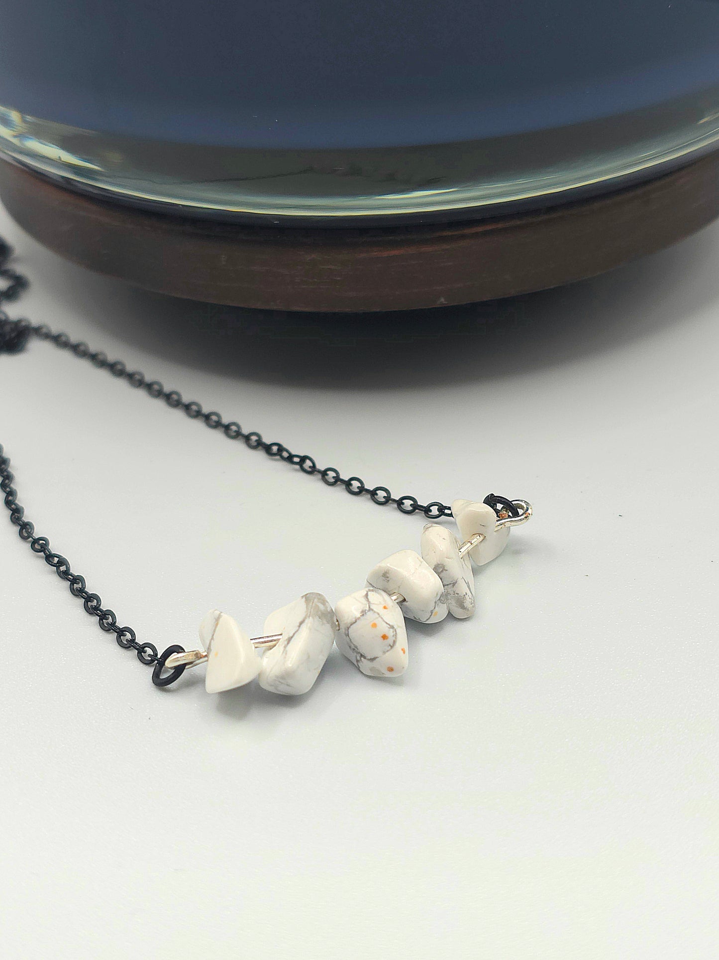 Gemstone Bar Necklace